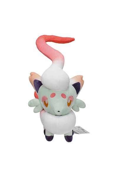 Choice 28cm Red New Hisui Zorua Plush Toy Shiny Pokemon Stuffed Doll Fox Image Kawaii Red Blue Animal Chris