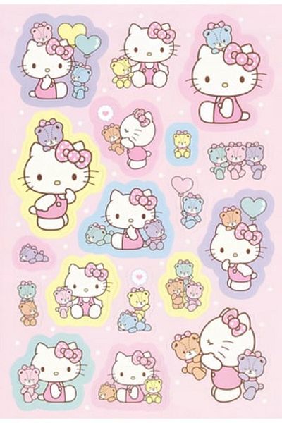 Sticksy Hello Kitty Stickerphone Laptop Notebook Tablet Notebook Water Bottle Sticker Sticker St118