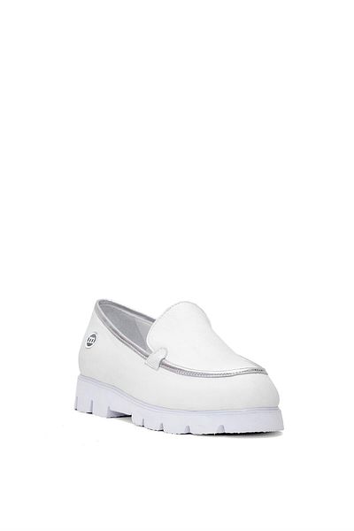 Mammamia D25YA-7380 Pantofi de damă din piele naturală alb