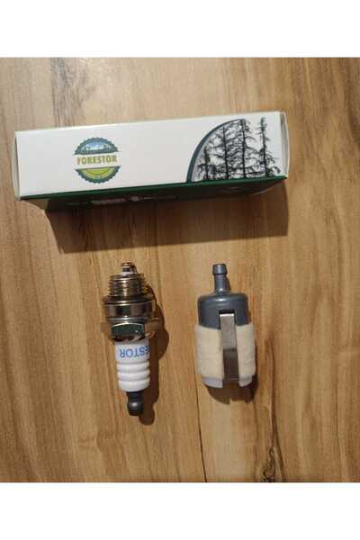 FORESTOR L7T buji ve benzin süzgeci 1+1