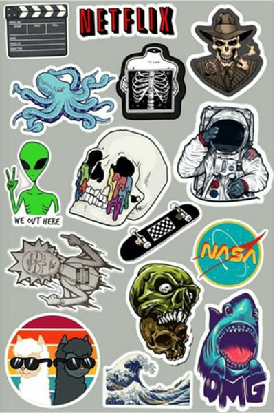 Sticksy Popular Stickerphone Laptop Notebook Tablet Laptop Flask Sticker Sticker St568