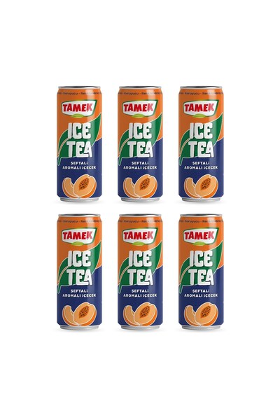 TAMEK Ice Tea Şeftali 330 ml x 6 Adet