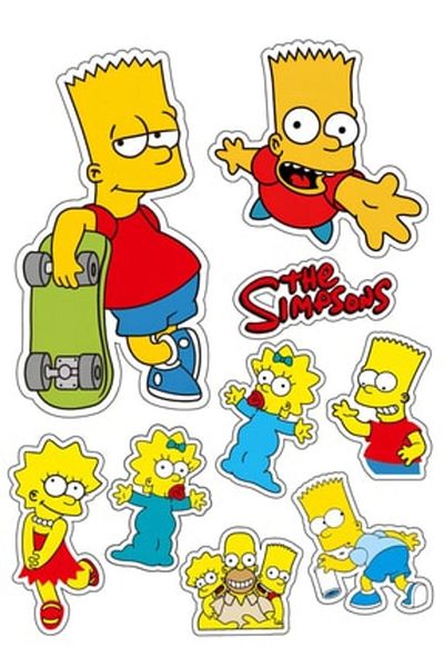 Sticksy Simhpsons Stickerphone Laptop Notebook Tablet Notebook Flask Sticker Sticker St150