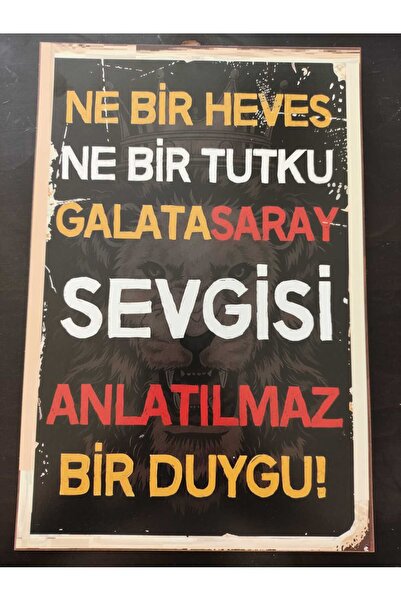Bluoksweet Poster retro din lemn MDF, ce senzație!