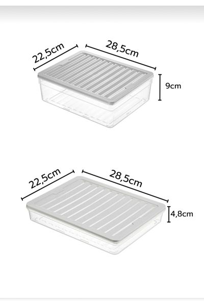VİZYON Refrigerator Organizer Storage Container