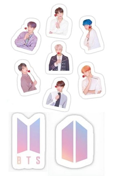 Sticksy Bts Sticker Phonelaptop Notebook Tablet Notebook Flask Sticker Sticker St133