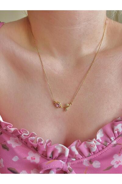 sirius jewelry 316L Çelik Love Tulip Kolye