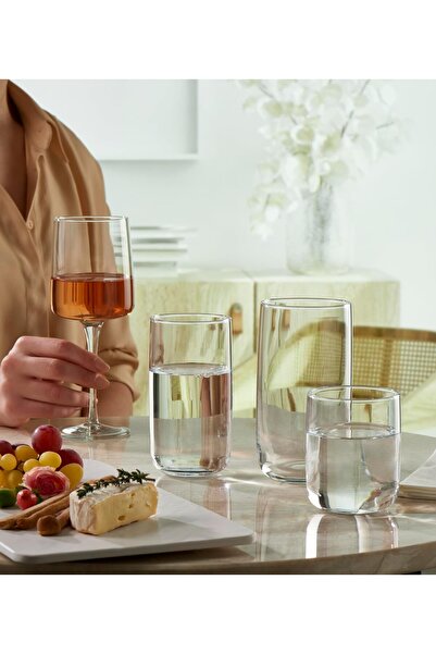 Paşabahçe iconic 24 parça kadeh su meşrubat bardağı çeyiz seti takımı