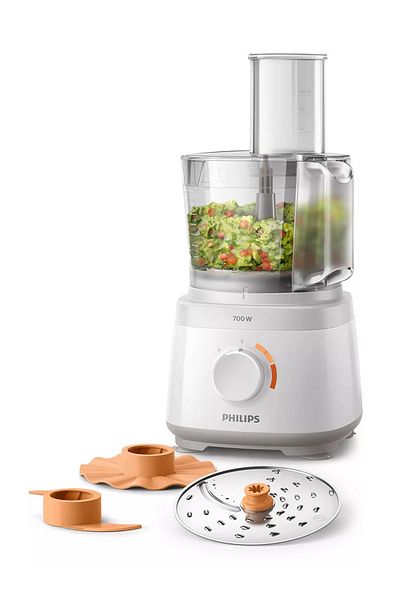 Philips Food Processor 2-in-1 Disc, 700W, Bowl 2.1L, 16 Functions