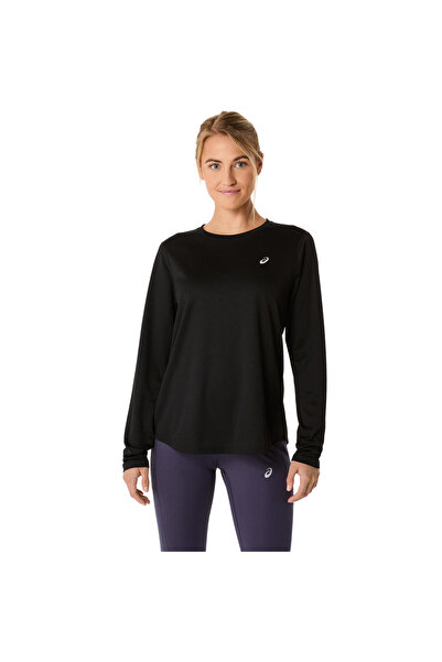 Asics CORE LS TOP Kadın Black/Pure Silver Uzun Kollu Tshirt 2012D181-001