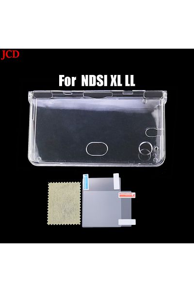 JCD غطاء حماية بلاستيكي شفاف من الكريستال لجهاز NDSI XL LL لجهاز نينتندو دي إس إل NDS Lite NDSL لجهاز DSi NDS