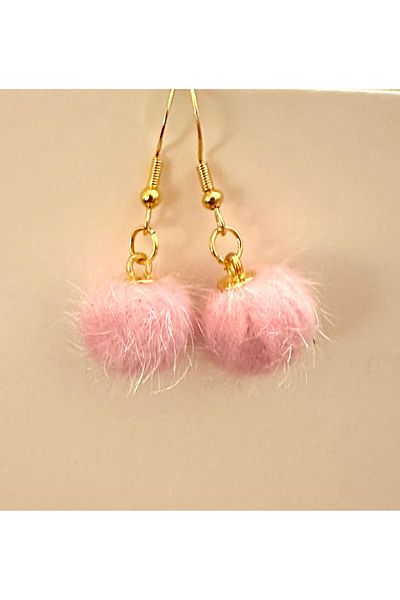 Hello Kitty Feather Earrings