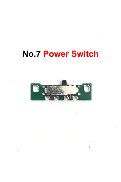 JCD No.7 Power Switch Motherboard Micro Power Volume Switch D-pad Button Speaker Card Slot Socket Lc