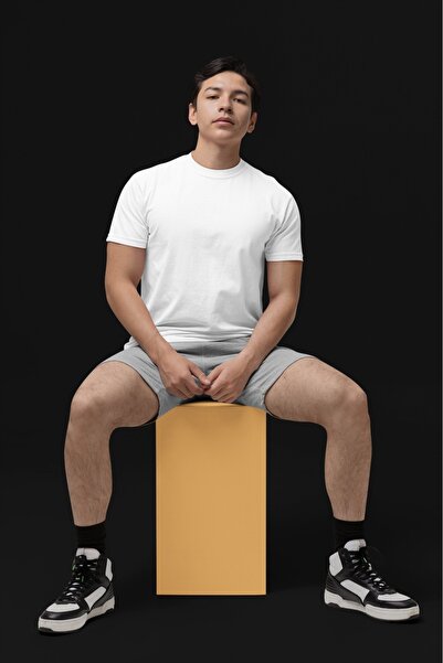 Butik Gât rotund pentru bărbați, bumbac 100% bucăți tricou