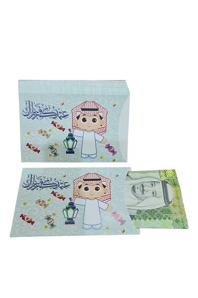 Generic كروت توزيعات عيدية على شكل بطاقة بنك 12 حبة