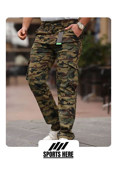 Son Bazar Regular Fit Cargo Pocket Military/Commando Camouflage Patterned Trousers