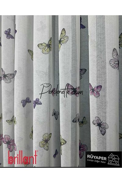 Brillant Dream Butterfly Pattern Digital Printing Will Not Ask You to Fold and Iron Frequently