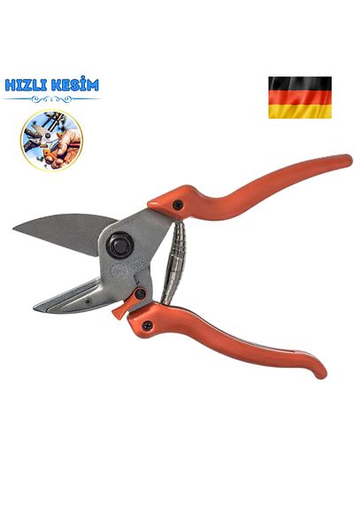 löwe Pruning Shears 6104 Standard Handle Fast Cutting Professional Scissors - Made in Germany