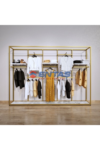 RAF MARKETİ 310*h220,giyinme Odası Raf Sistemi,lüx Askılık Sistemi, Mağaza Ra...