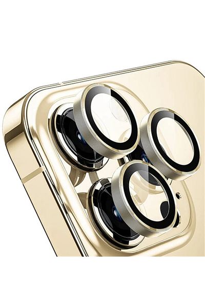 Choice iPhone 16 Pro(3PCS) Gold 2-3PCS Metal Lens Ring Protector Glass For iPhone 16 Pro Max 16 Plus Titani