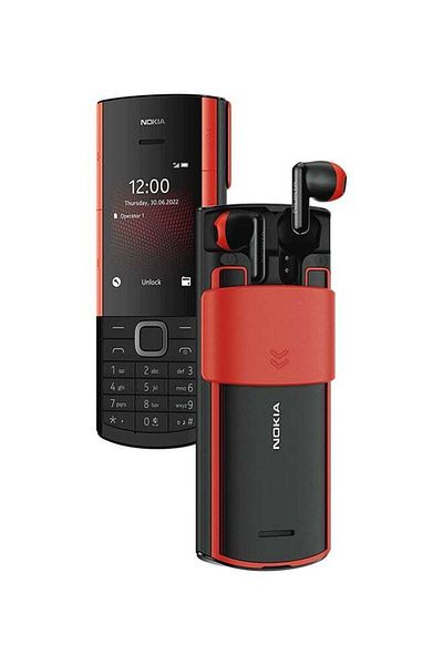 Nokia جهاز 5710 ثنائي الشريحة باللون اسود، وذاكرة سعة 48 ميجابايت، وذاكرة تخزين داخلية 12 ميجابايت، 4G