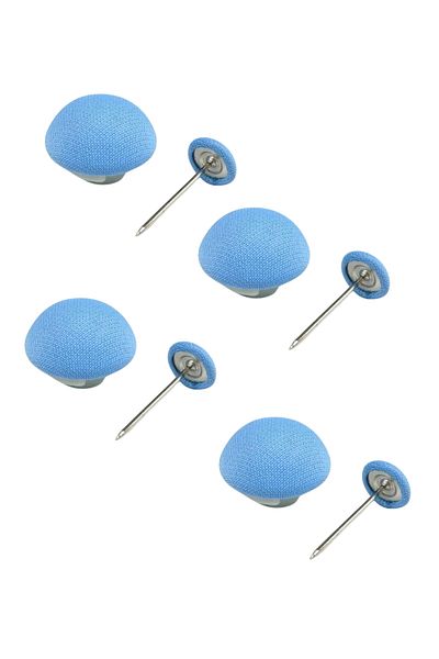 P Parla Duvet Cover Sheet Holder 4 Pcs Blue