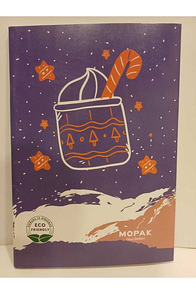 Mopak A5 Stitched 60 Sheets Checked Notebook