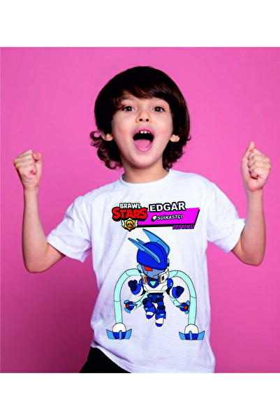 Home Brawl Stars MEKA EDGAR 2 Unisex Çocuk Tişört