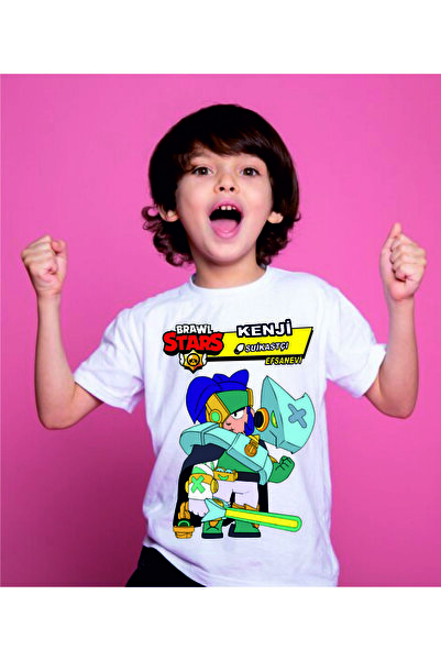 Home Brawl Stars KENJİ 3 Unisex Çocuk Tişört