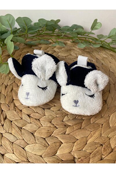 Butik Bebek Nakışlı Sevimli Panduf Patik