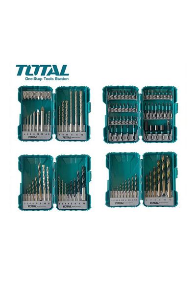 TOTAL Feather set with screwdriver heads 4box/set