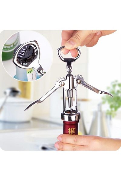 Rotanev Steel Corkscrew - Uncoated and Opening Nut