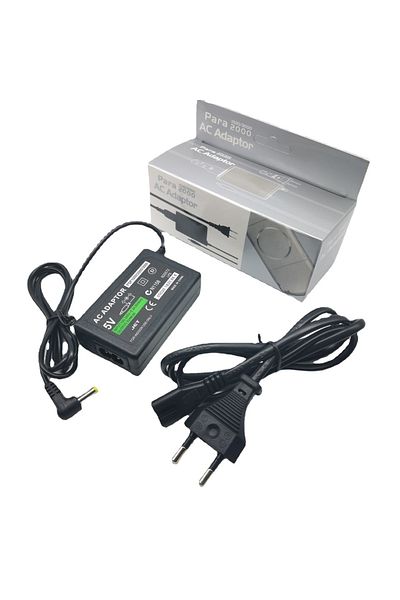 Choice شاحن حائط منزلي بمحول تيار متردد، سلك إمداد طاقة لجهاز PSP/PSV Host ACCU PSP من سوني