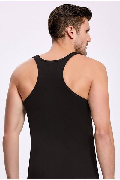 İLKE İÇ GİYİM Black Athlete Men's Athlete 3 Pieces