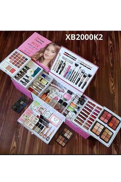 Xtream Beauty طقم مكياج جميع منتجات التجميل في علبة واحدة يتكون من 99 قطعة كل ماتحتاج العروس في بوكس واحد