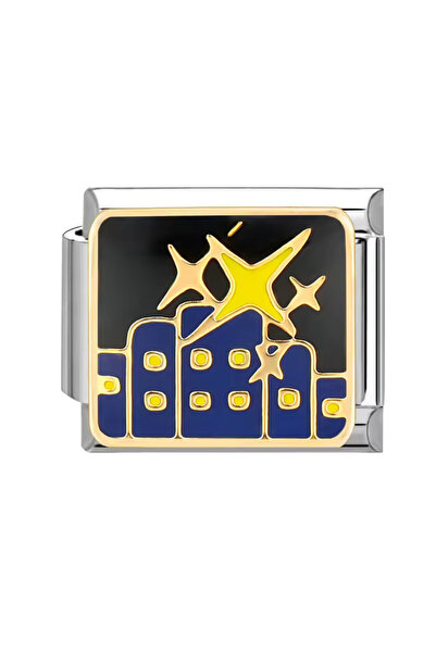 Bluw Jewelry سحر إيطالي بنمط ليلي G6