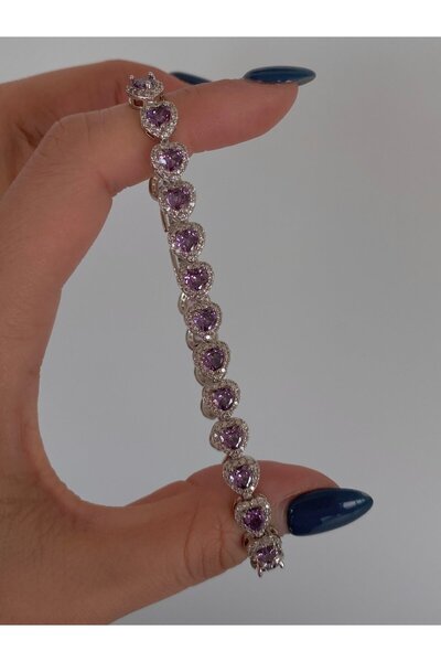 h&b design jewel Xuping Mor Kalpli Suyolu Bileklik