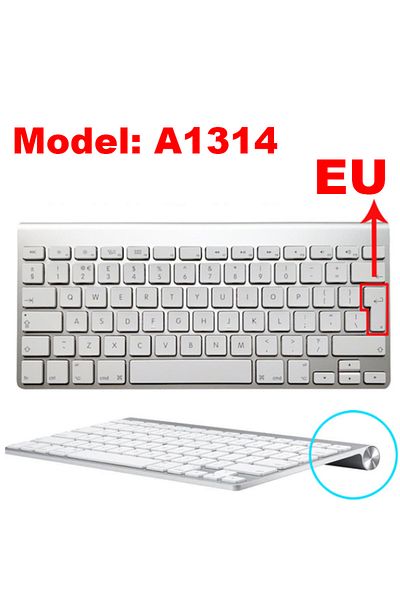 Choice غطاء لوحة مفاتيح A1314 EU لجهاز iMac A1314 A1644 A1843 A1243 لاسلكي بتقنية البلوتوث Magic Numic Silicone E