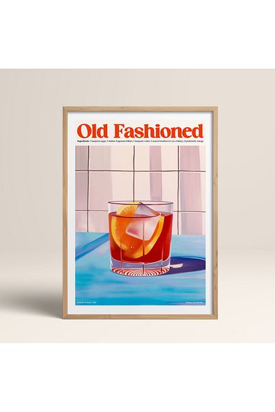 HOMEPACK Рамкирана картина с естествено дърво, рамкиран плакат, артистична модерна декорация за стена (BUNDLE02-WOOD-40X60)