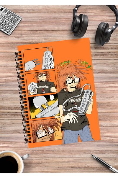 mertfigur Randal's Friends Ranfren Spiral Notebook A5 (50 Sheets)