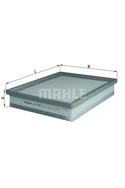 MAHLE Air Filter Saab 9-3 1.9Ttid/1.9Tid/2.2Tid Cadillac Bls 1.9 D 06>