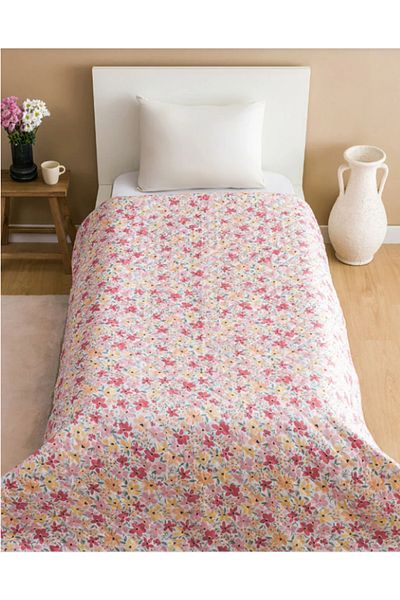 LC Waikiki Lcw Home Mixed Floral Pattern Single Bedspread