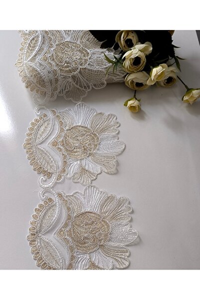 dantelci Kreme Gold Fransız dantel