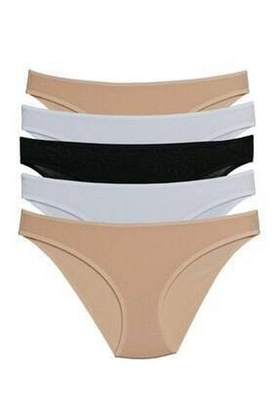 Pierre Cardin Chiloți de bază din bumbac pentru femei, pachet de 5
