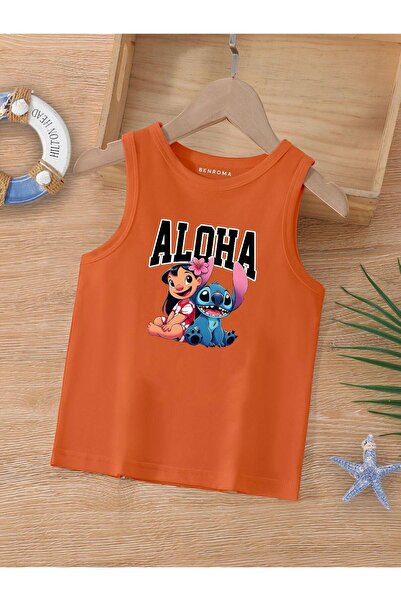 BENROMA KİDS CRTANI LIK ŠTAMPANA DEČIJA MAJICA BEZ RUKAVA