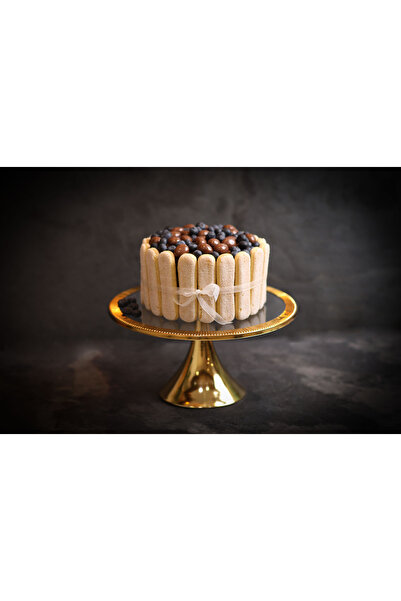 Rabo Craft 2 Parça Lüx Dikdörtgen Ve Yuvarlak Ayaklı Kek Ve Pasta Sunum Standı Çeyizlik