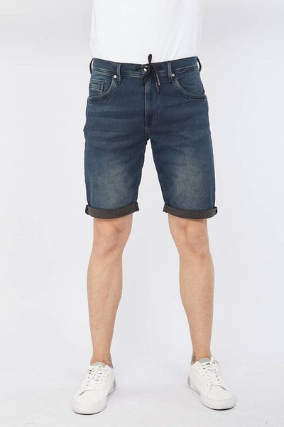 BANNY JEANS Ανδρικό σορτς Jean Dark Navy Blue
