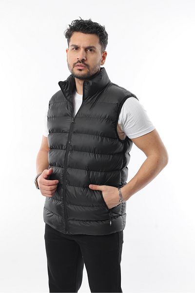 Rodrigo Men's Regular Fit Stand Collar Seasonal Inflatable Vest