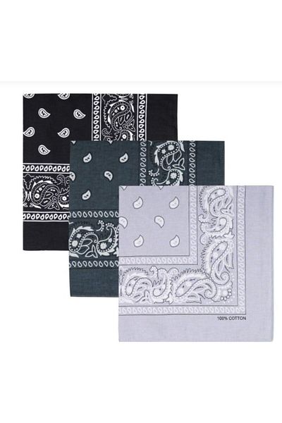 BERG ATELIER Σετ μπαντάνα με μοτίβο Paisley, Ethnic μοτίβο
