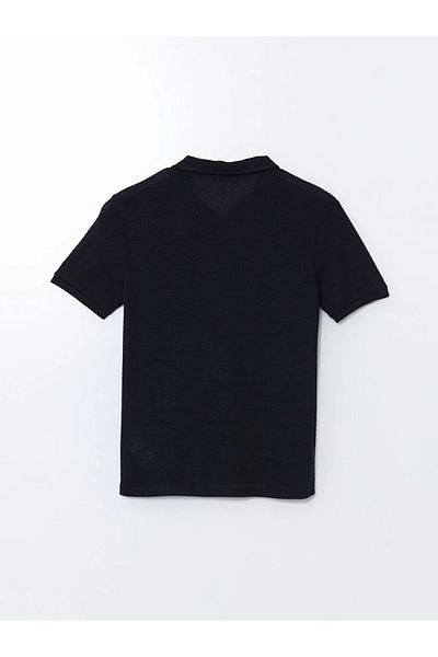 LC Waikiki XSIDE Marineblaues Herren-T-Shirt mit Polokragen